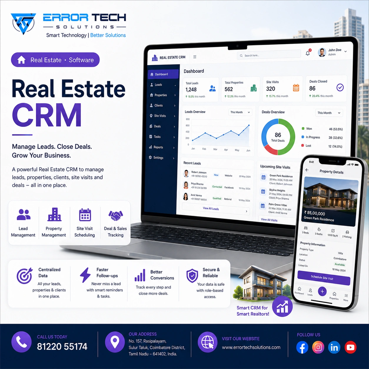 Real estate website project